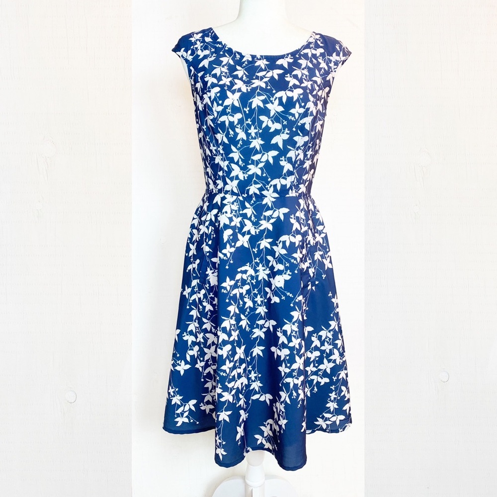 eShakti Silk Floral Dress